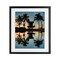 Stupell Industries Palm Tree Reflection Framed Print Under Glass, design by Jared Kreiss